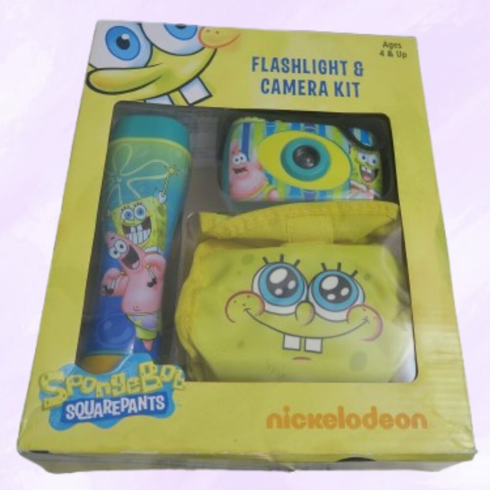 Nickelodeon SpongeBob SquarePants Flashlight & CAMERA KIT Product Features 35 mm